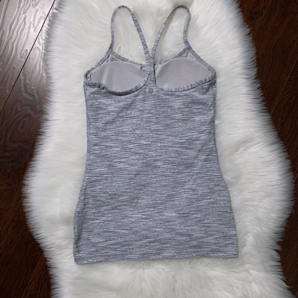 Lululemon Gray and White Active Tank - Picture 3 of 5